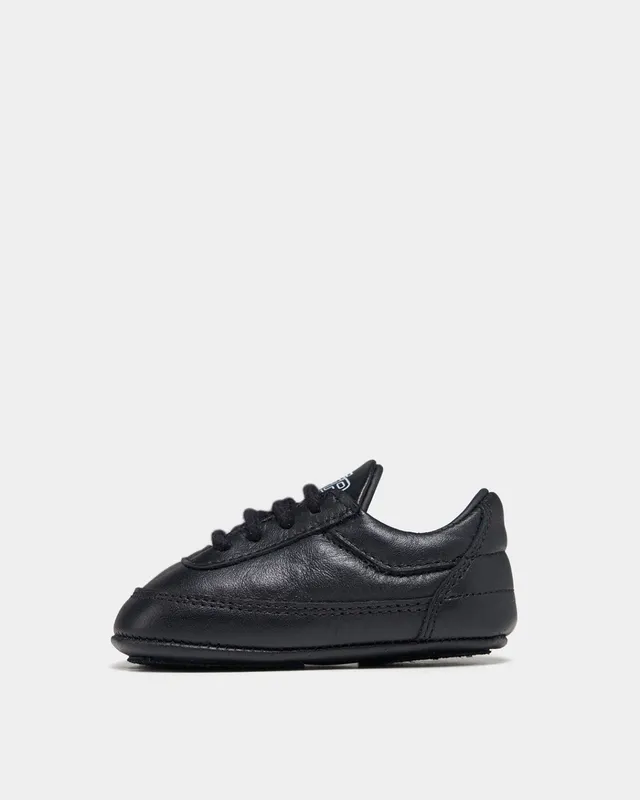 Filling Pieces Low Top Sneakers bébé noir cuir souple