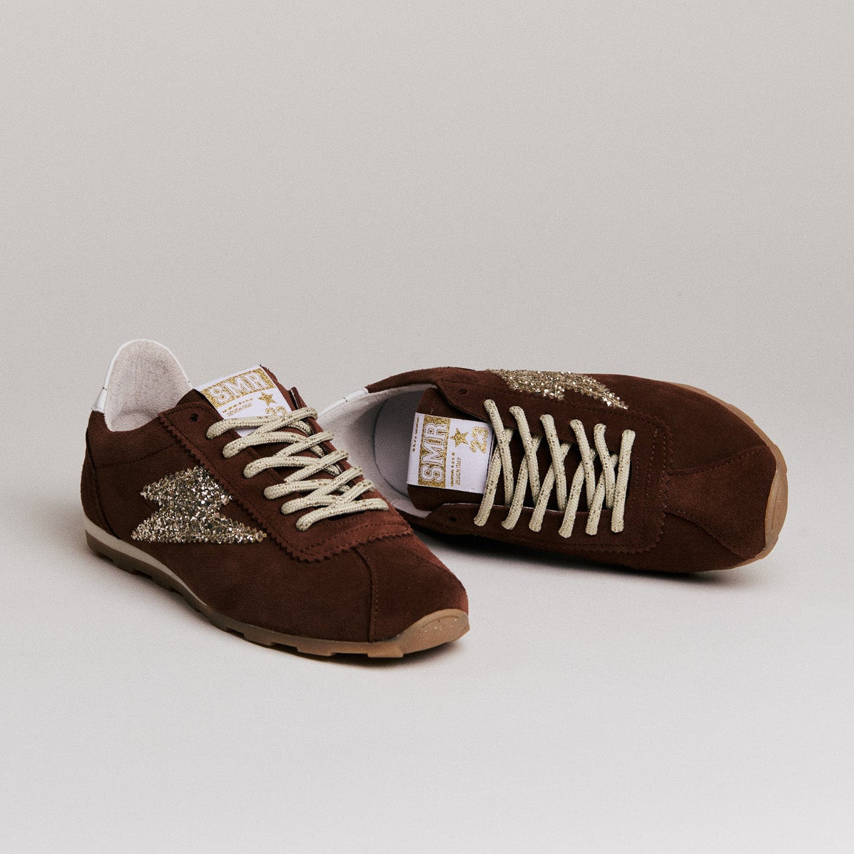 SMR Baskets Cassie D622 daim marron