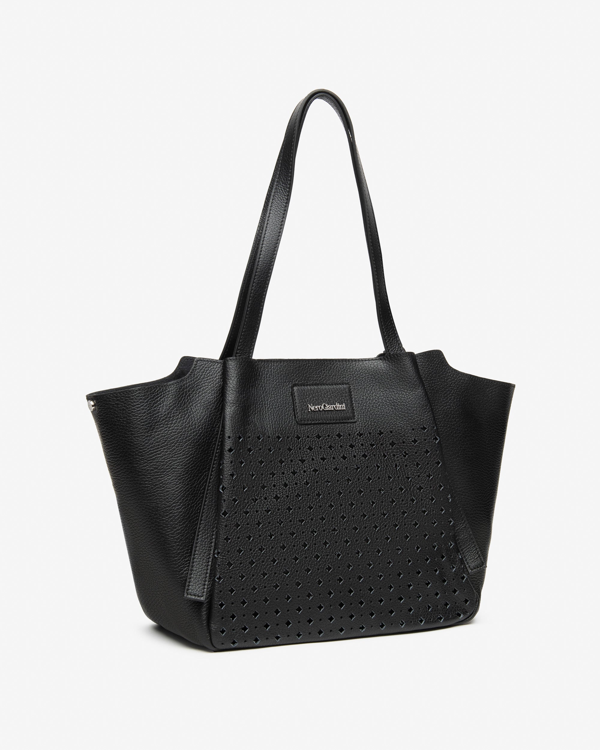 NeroGiardini Tote Bag Cuir Femme Porté Épaule