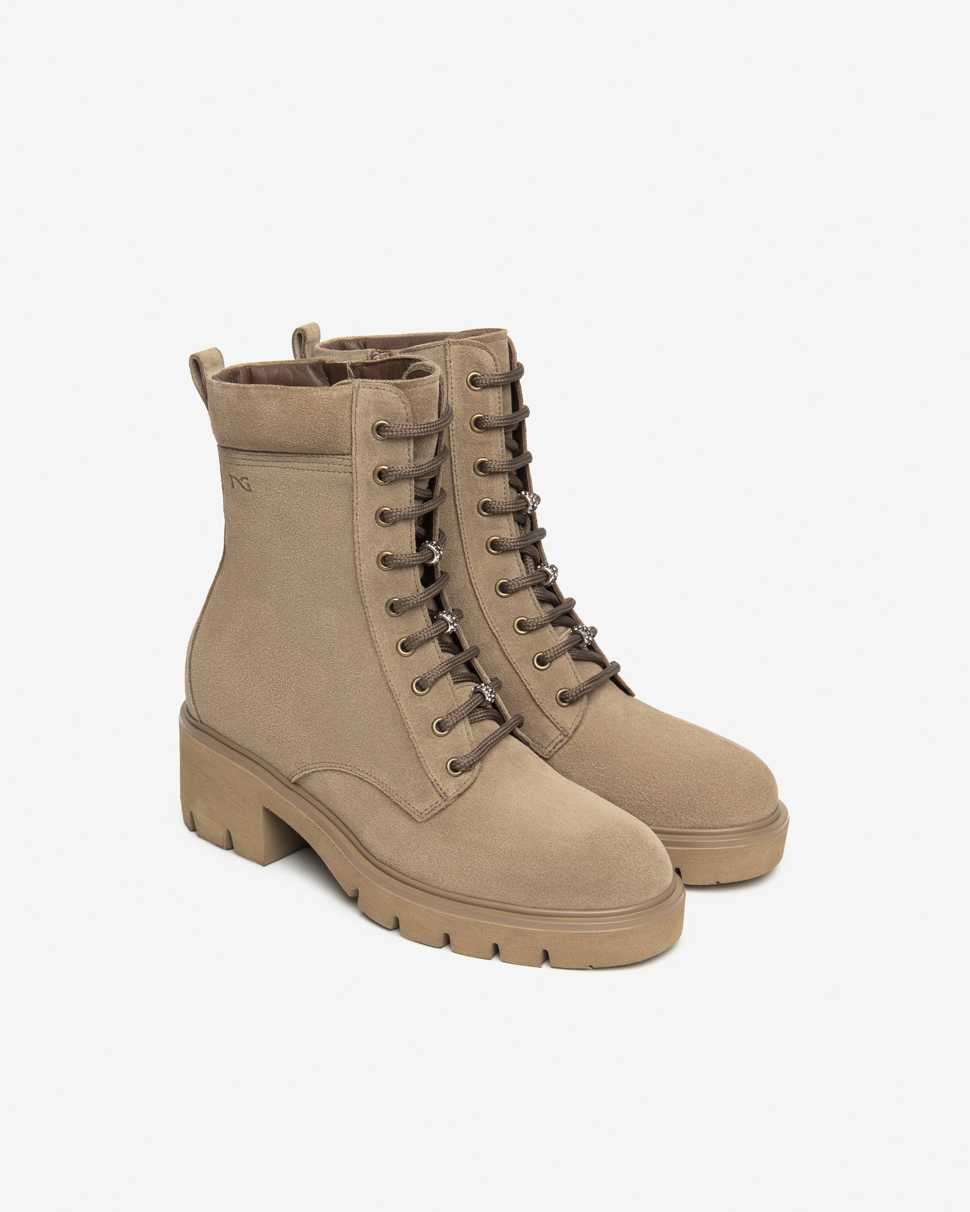 NeroGiardini Bottines Motardes Femme Cuir Velours Pointure 38