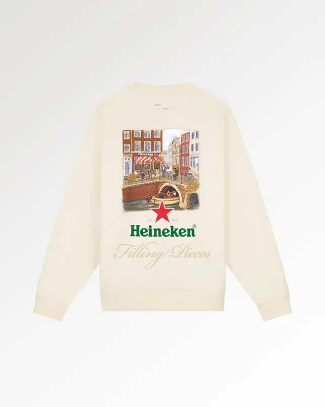 Filling Pieces Heineken Cafe sweat Antique White coton bio