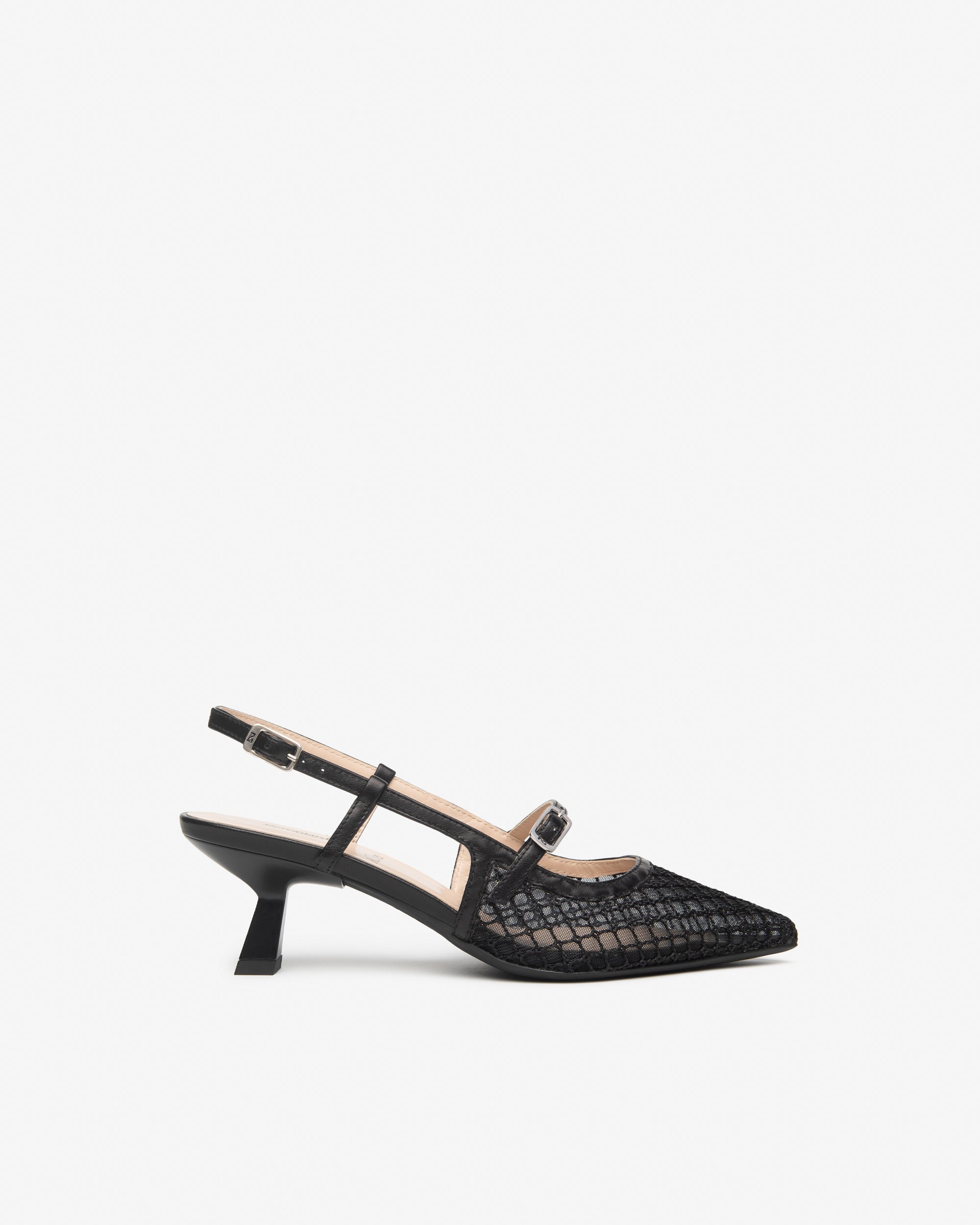 NeroGiardini Slingbacks Femme Cuir et Toile Ville
