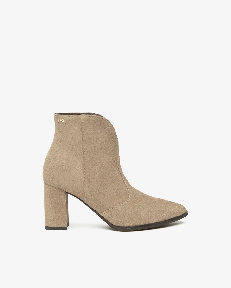NeroGiardini Bottines Femme Cuir Velours Hiver Confort