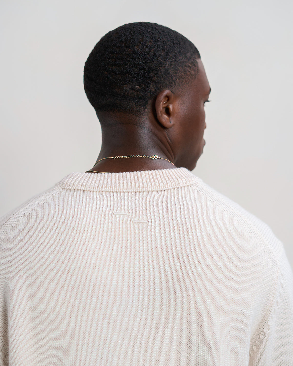 Filling Pieces Knot pull laine blanc Antique White