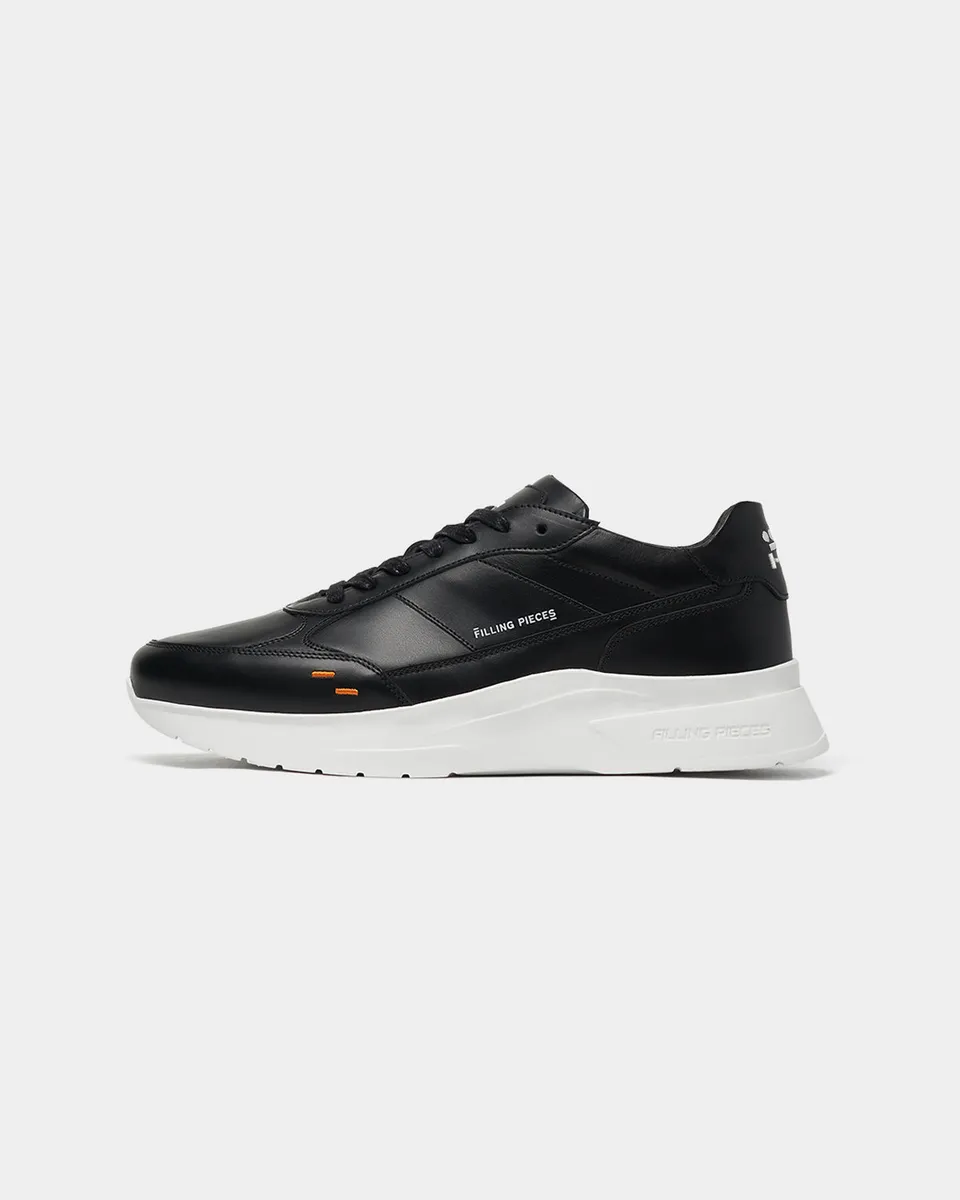 Filling Pieces Jet Runner KLM baskets noires cuir