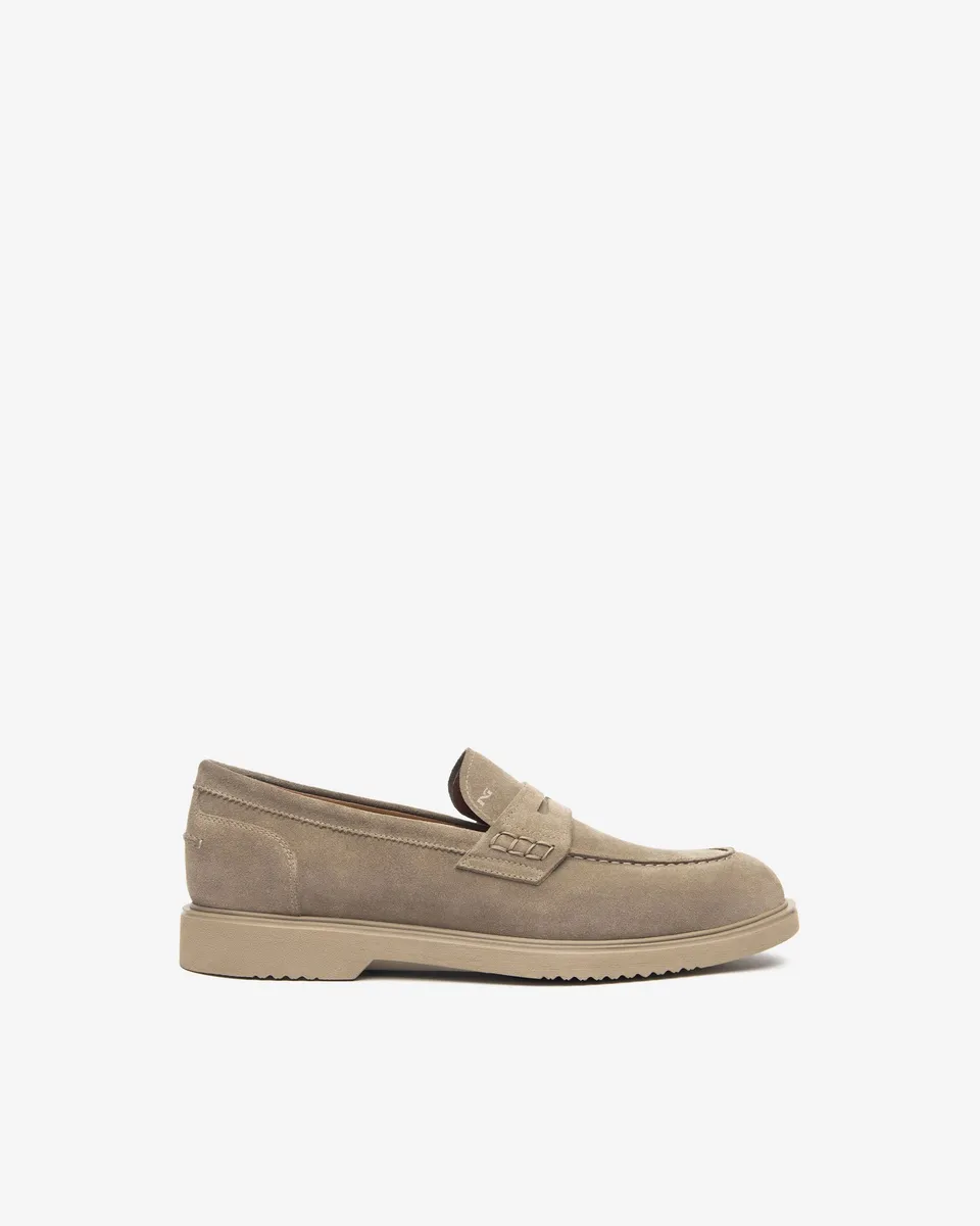 Nerogiardini Mocassins Homme Cuir Velours Confort
