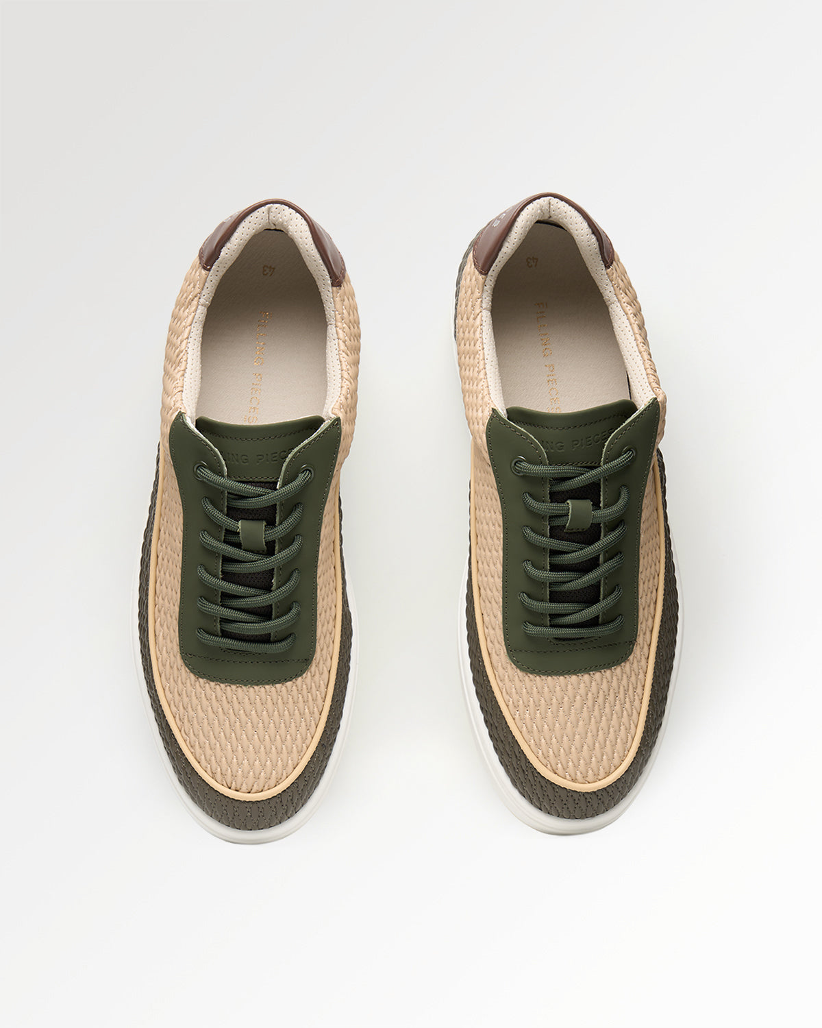 Filling Pieces Mondo Reed sneakers beige cuir