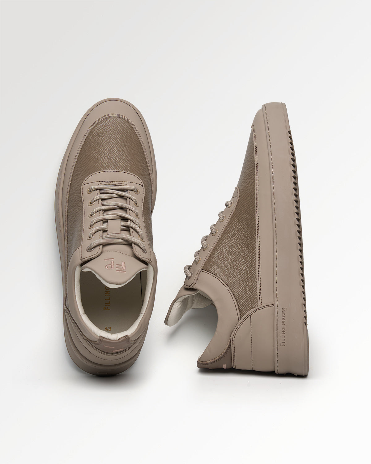 Filling Pieces Low Top Tech Crumbs Sneakers Pure Cuir 43