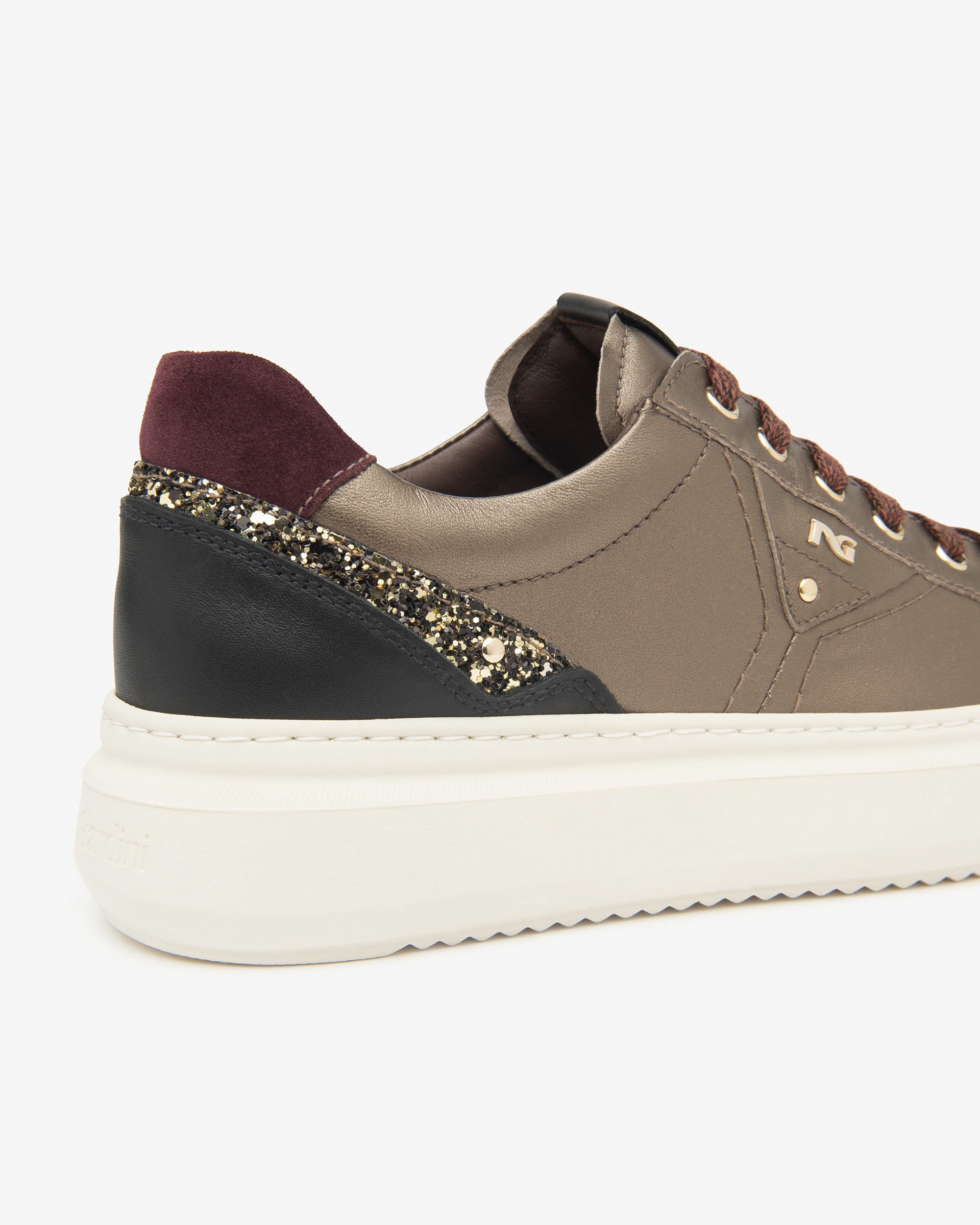 NeroGiardini Sneakers Femme Cuir Velours Memory Hiver