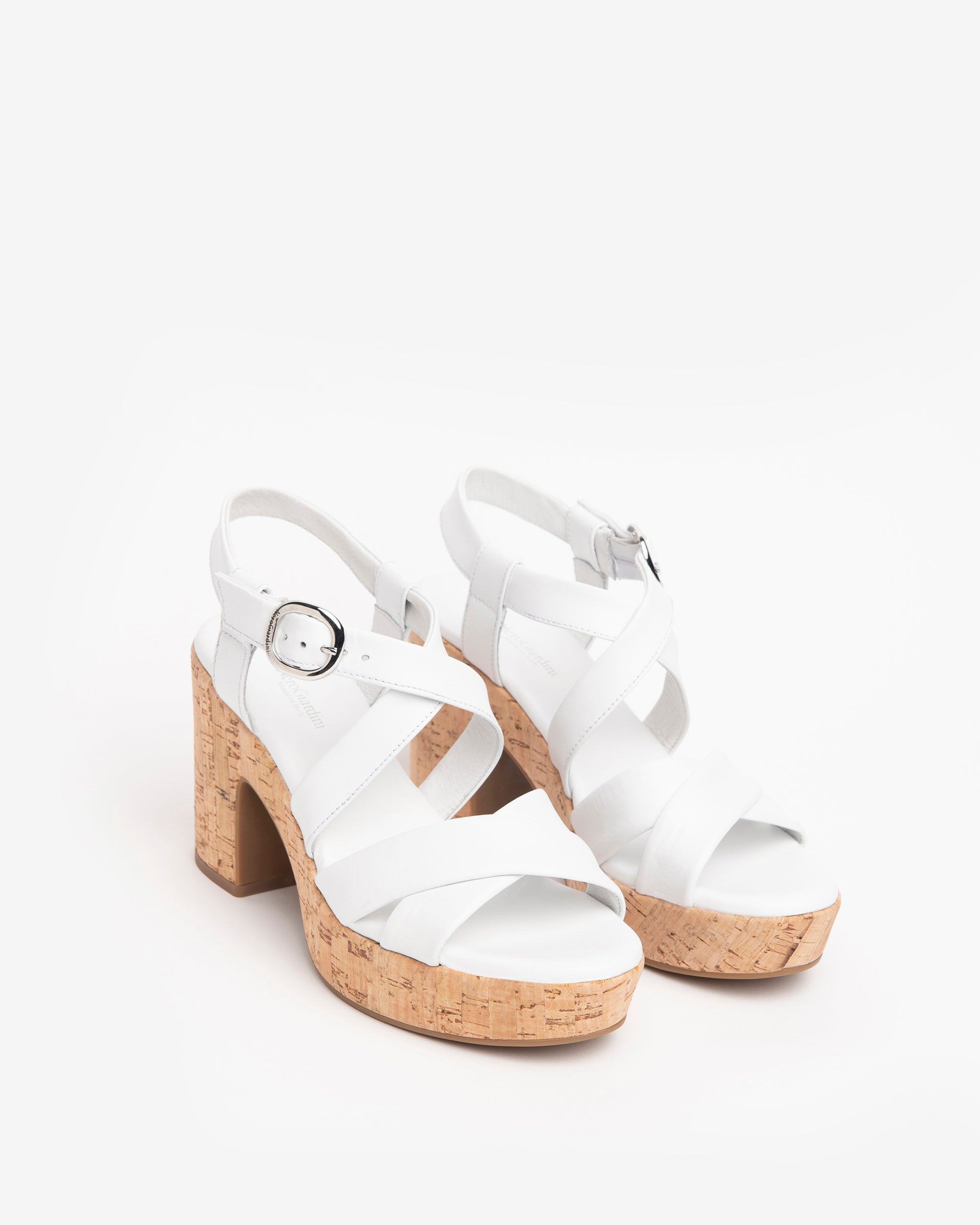 NeroGiardini Sandales Femme Cuir Talon 9 cm Liège