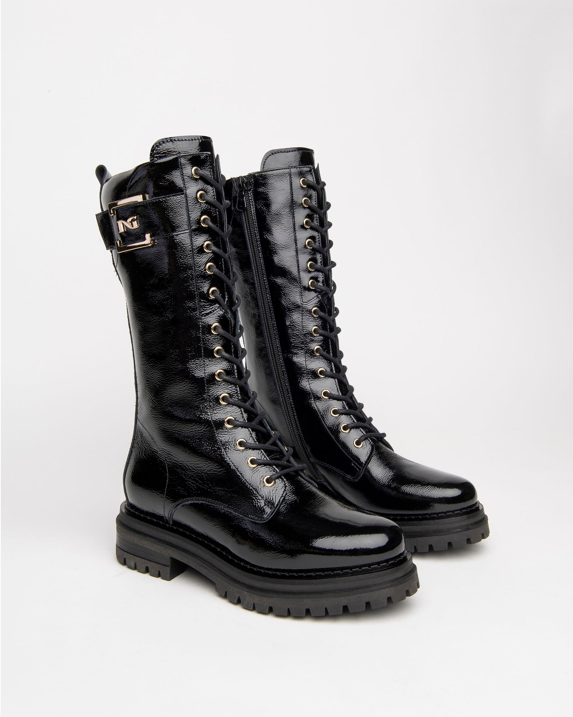 NeroGiardini Bottes Bottes Vernis Femme 37