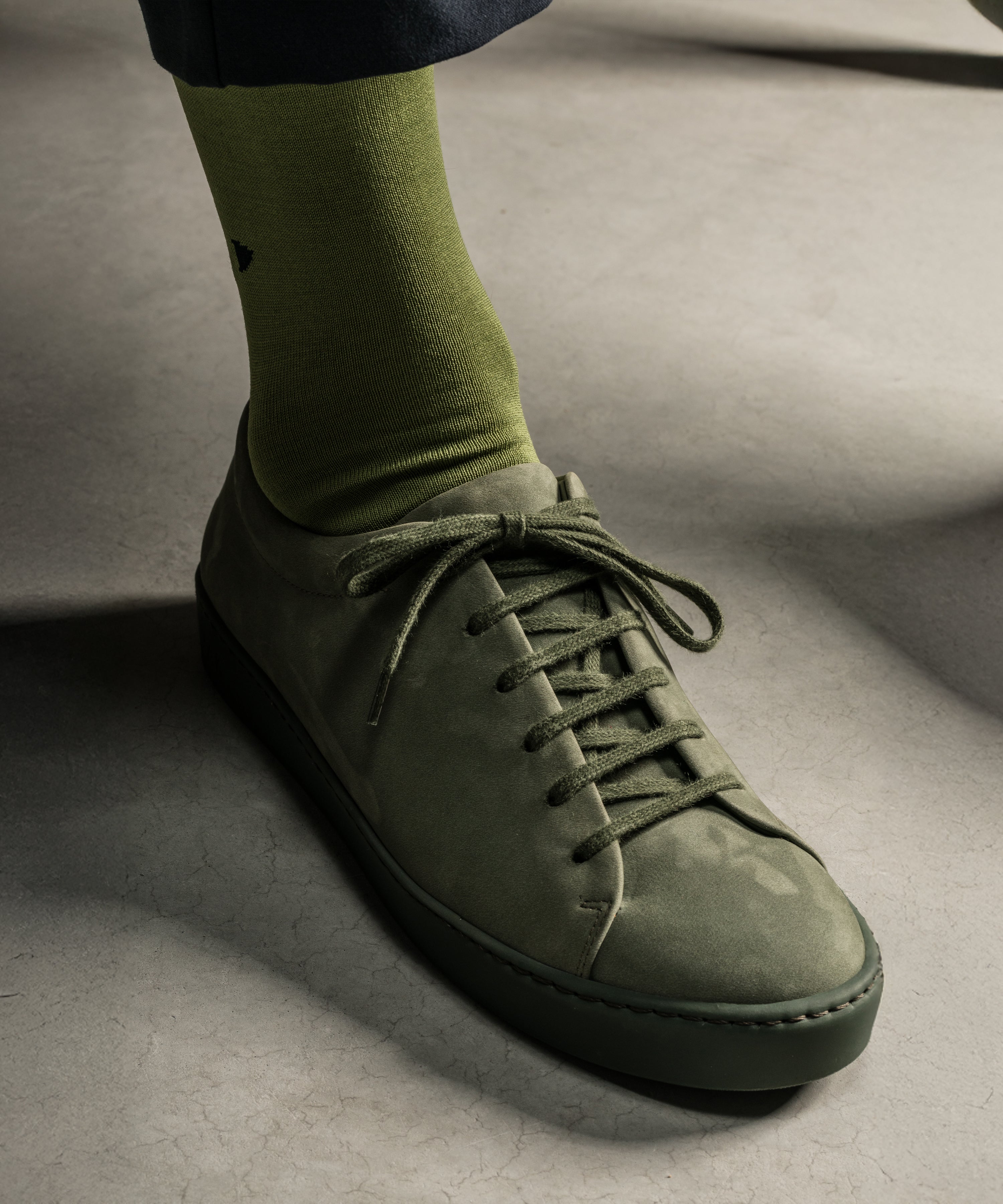 JAK Royal Nubuck Bottle baskets nubuck vert