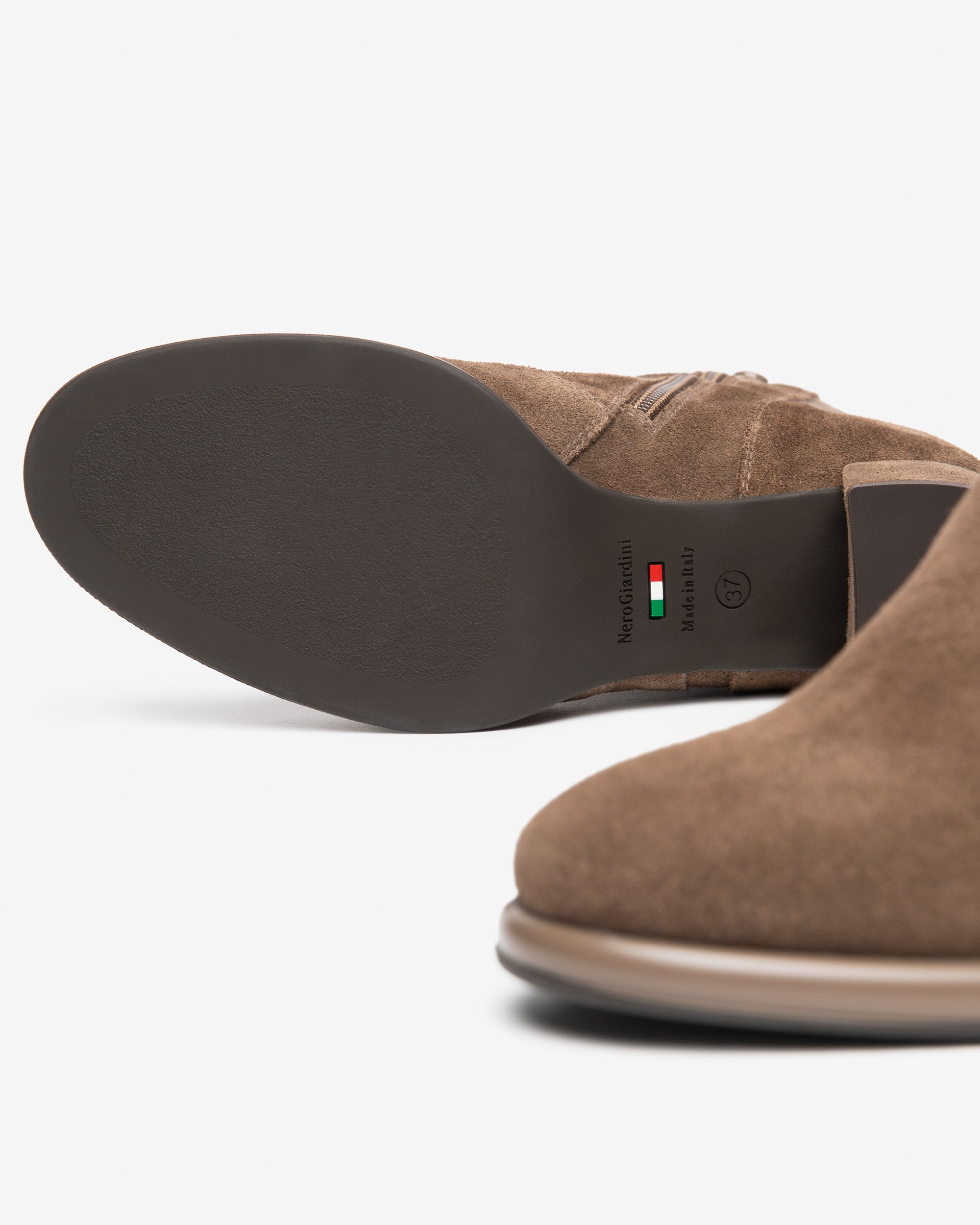 NeroGiardini Bottines Femme Velours Technique Talon 60 mm