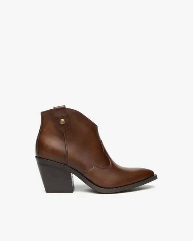 Nerogiardini Bottines Femme Cuir Talon 75 mm Zip