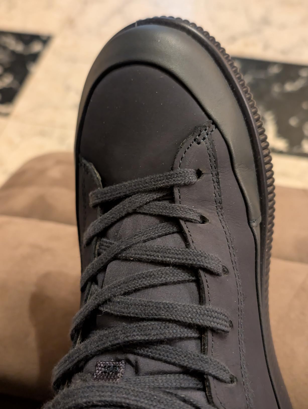 ECCO Soft 7 Zero W bottine cuir noir 39 EU imperméable