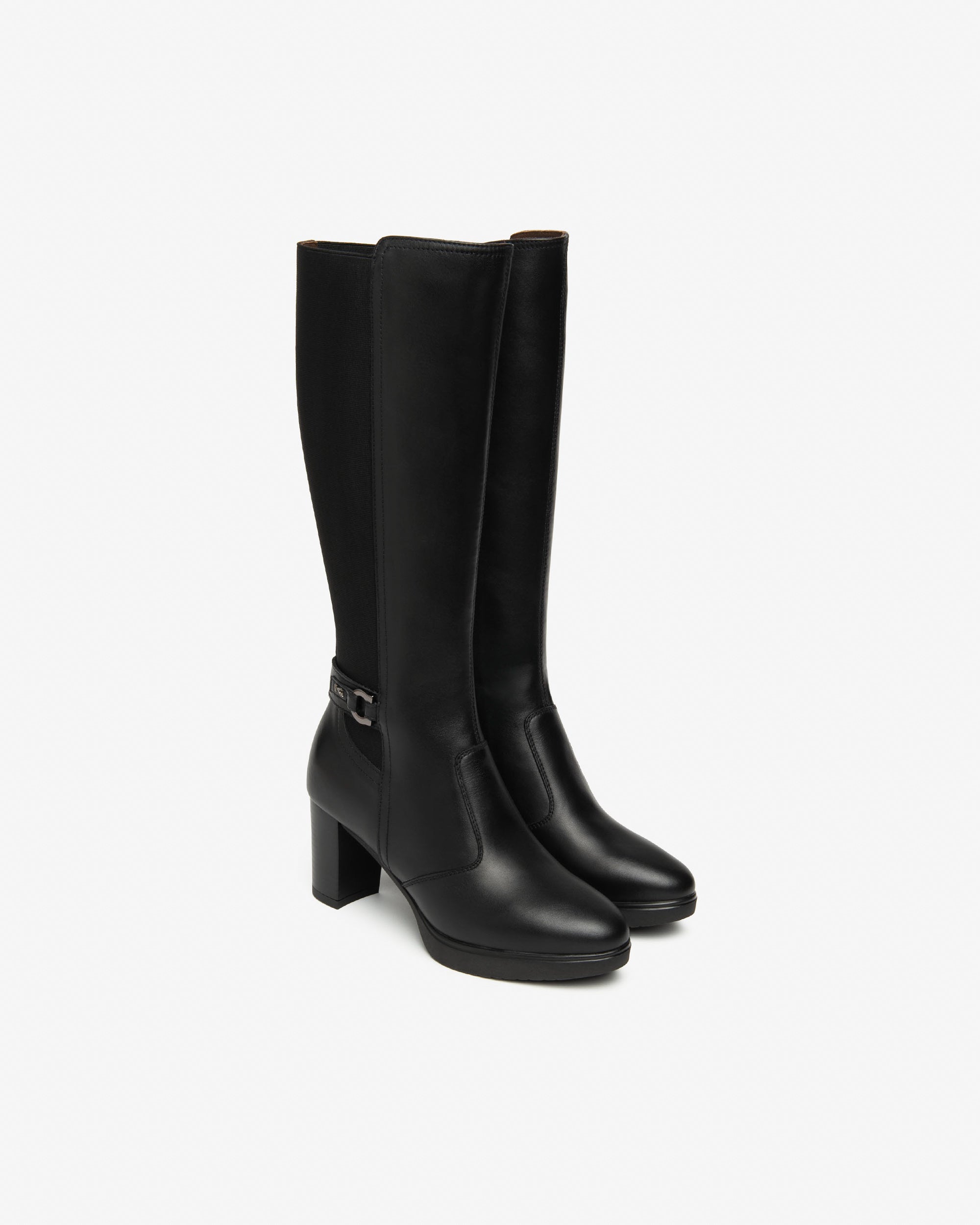 NeroGiardini Bottes bottes cuir tissu femme 35-41