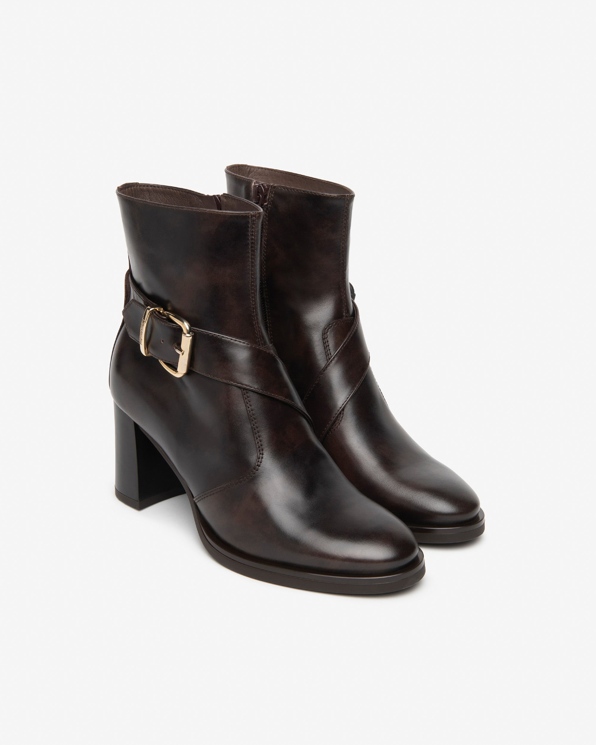 Nerogiardini Bottines Femme Cuir 38 Talon 75 mm Zip