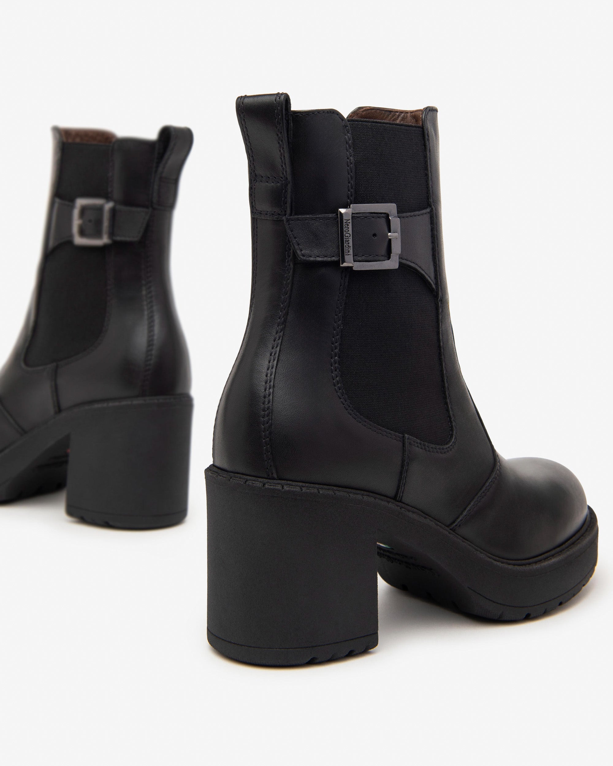 Nerogiardini Bottines Chelsea Femme Cuir 35-41 Hiver