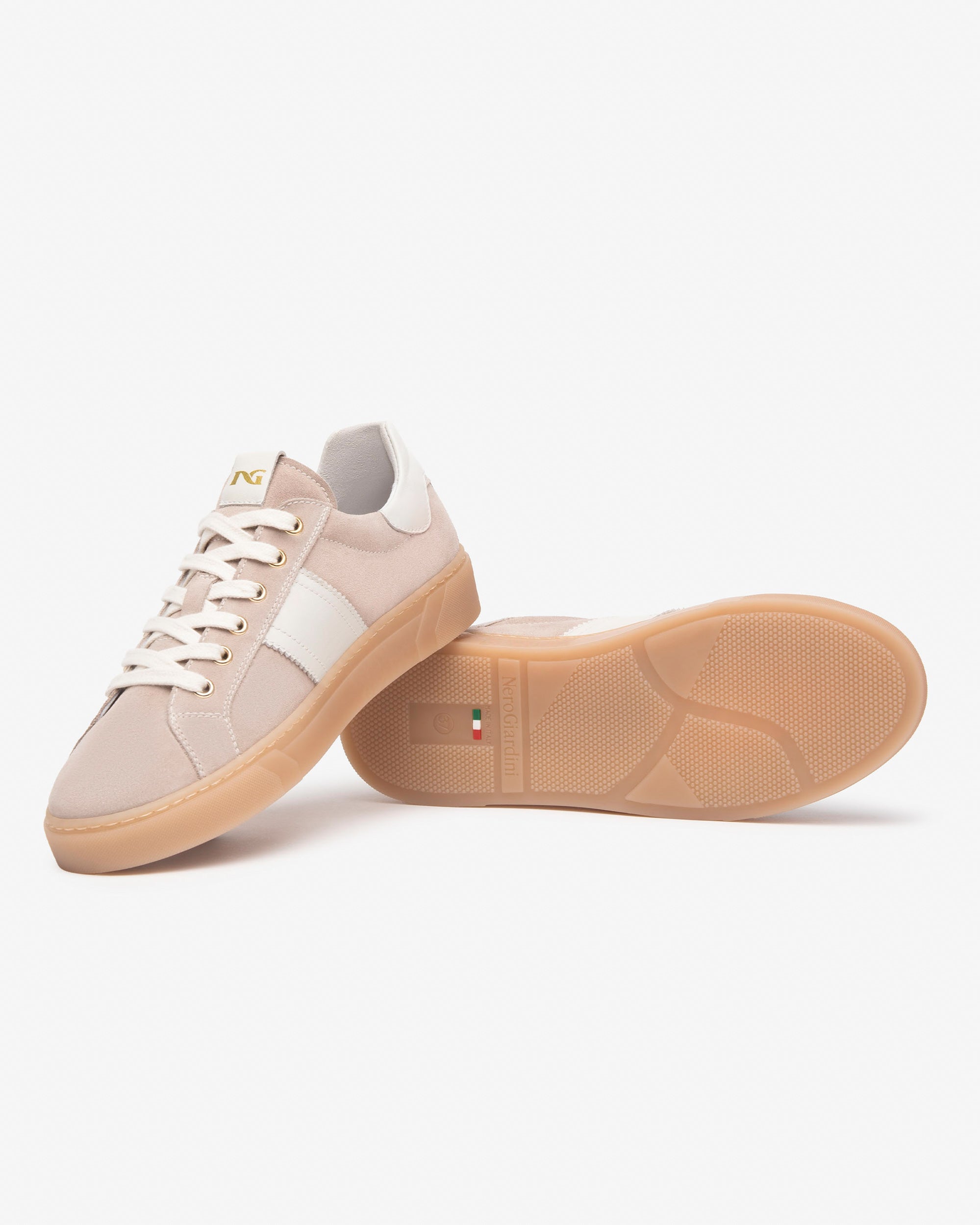 Nerogiardini Sneakers Femme Cuir Velours - Printemps Été