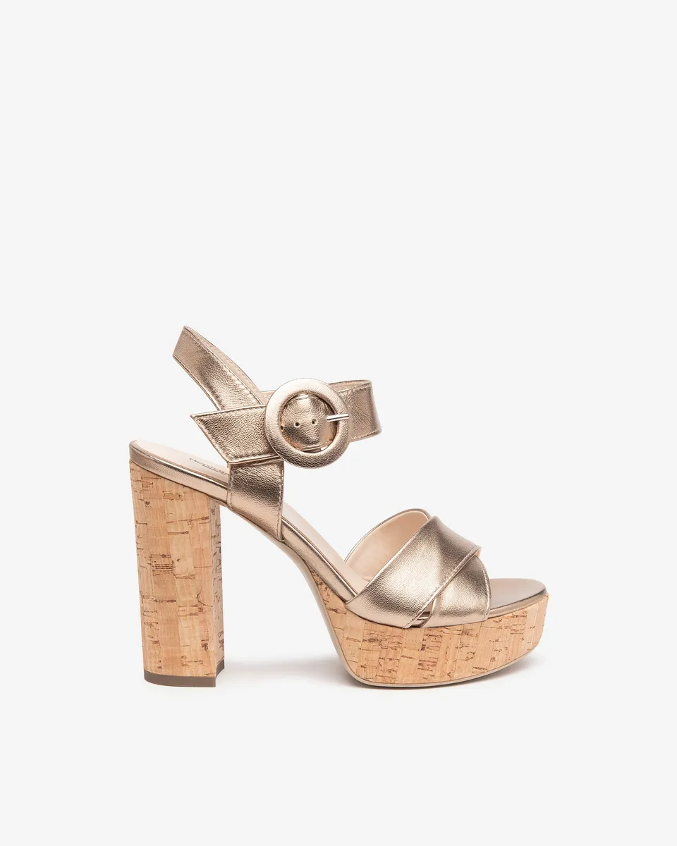 NeroGiardini Sandales Femme Cuir Été Italie