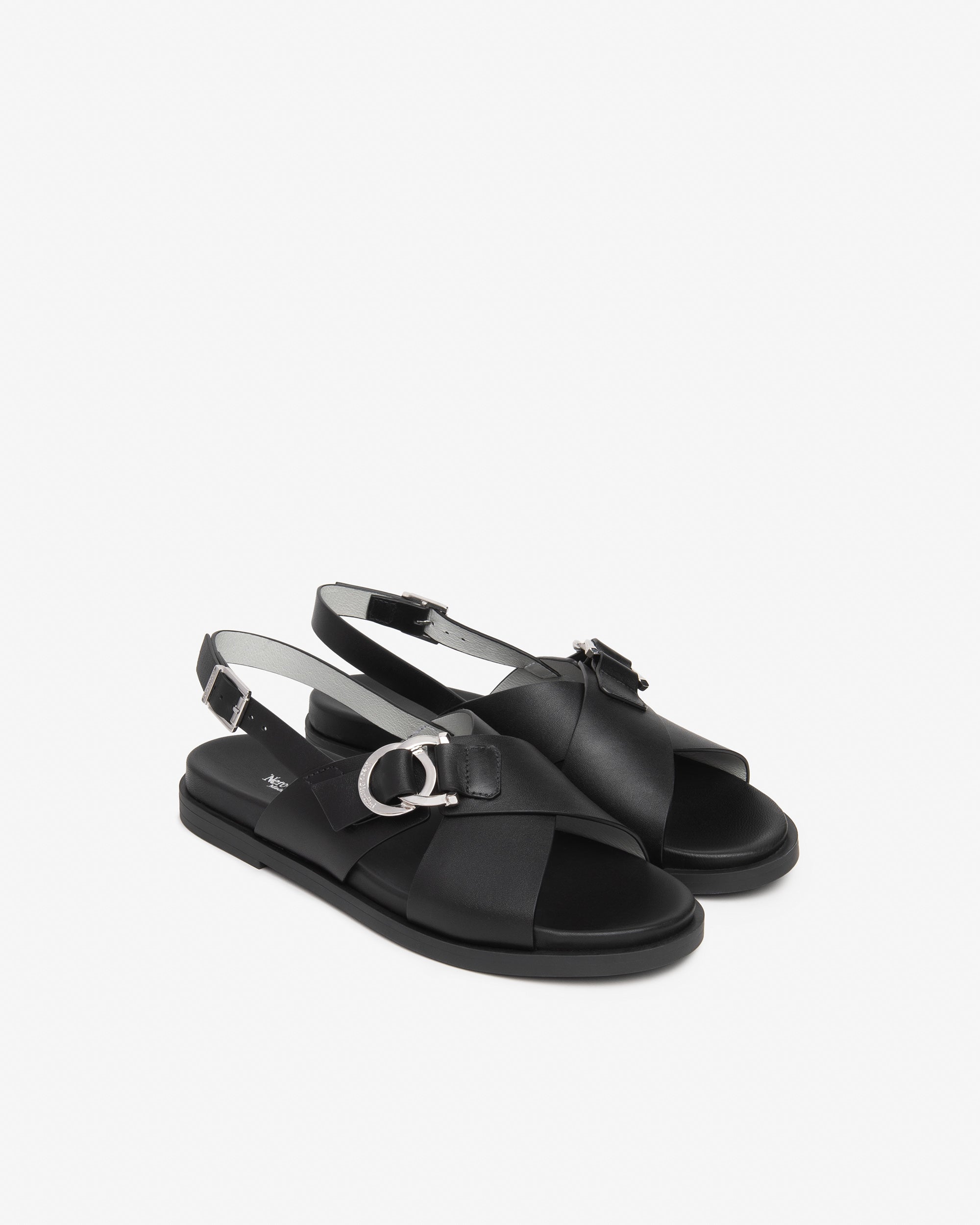 NeroGiardini Sandales Femme Cuir Confort Made in Italy