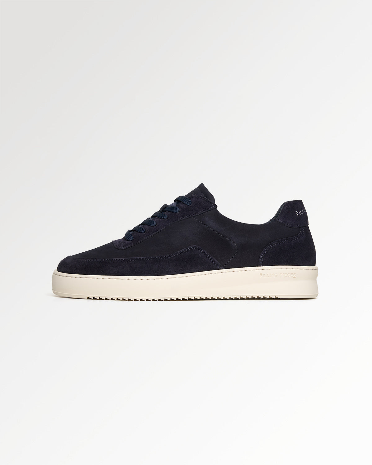 Filling Pieces Mondo Suede Grain sneakers cuir bleu marine Navy