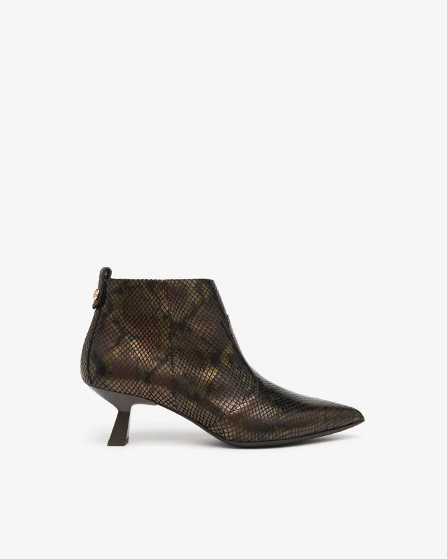 Nerogiardini Bottines Femme Cuir Bottine Vipère Talon 55 mm