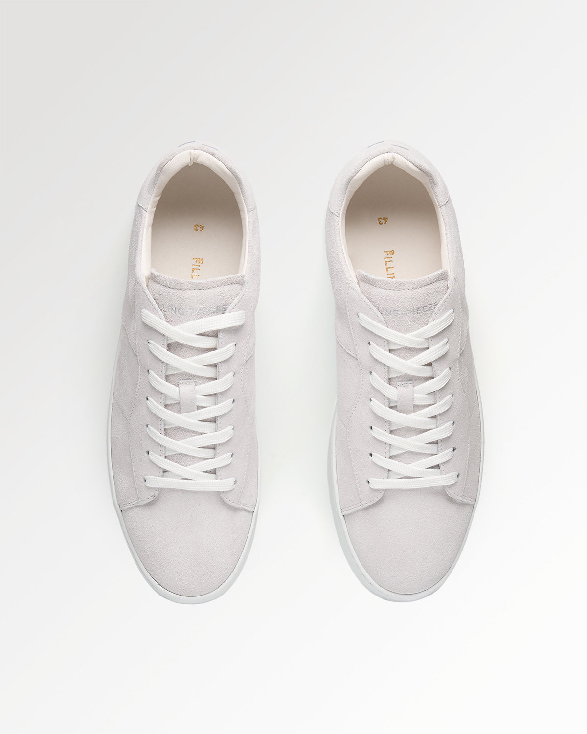 Filling Pieces Court baskets suede off white 43 cuir