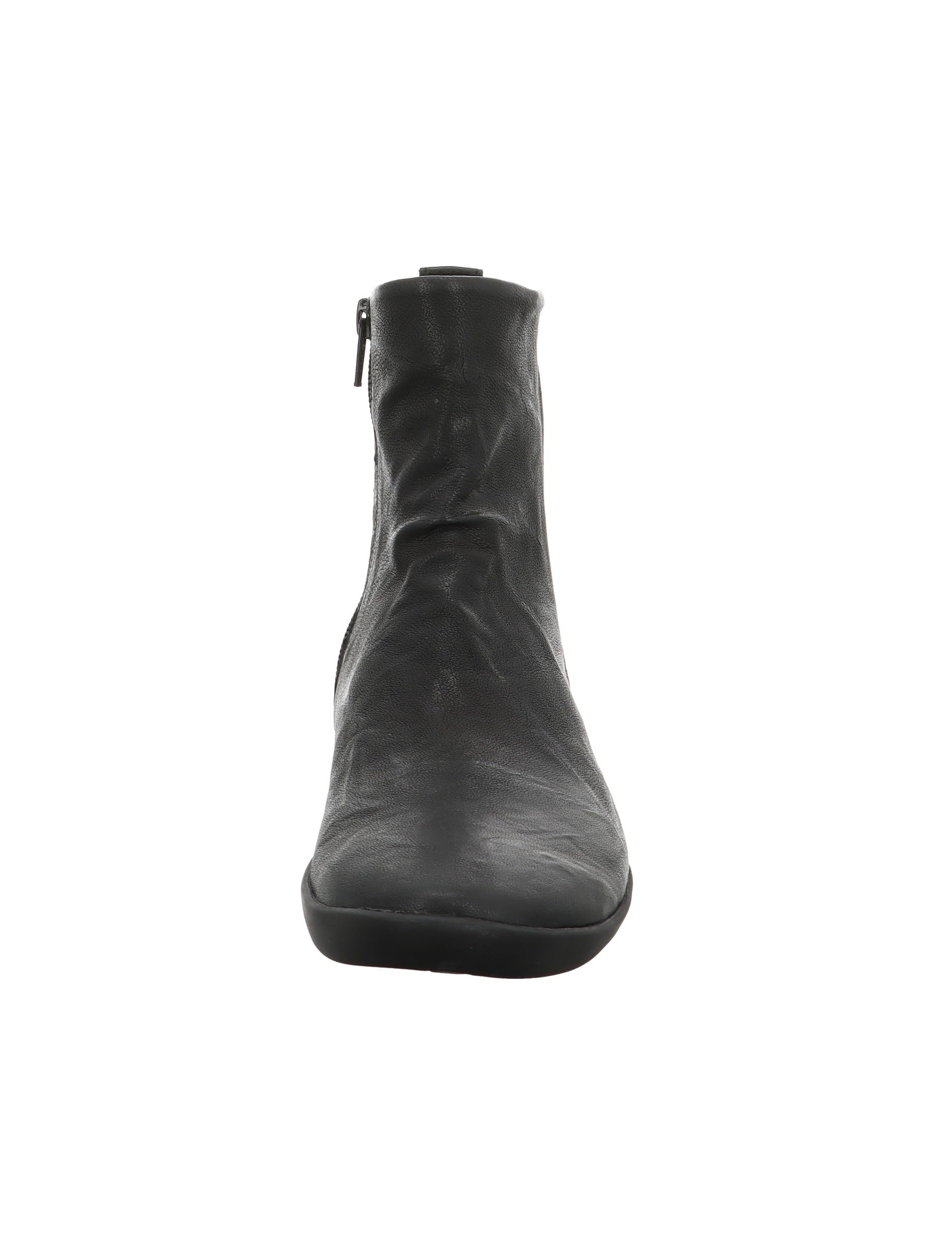 Think Nature bottines femme cuir doublure cuir noir