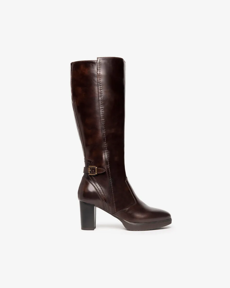 NeroGiardini Bottes bottes cuir femme hiver