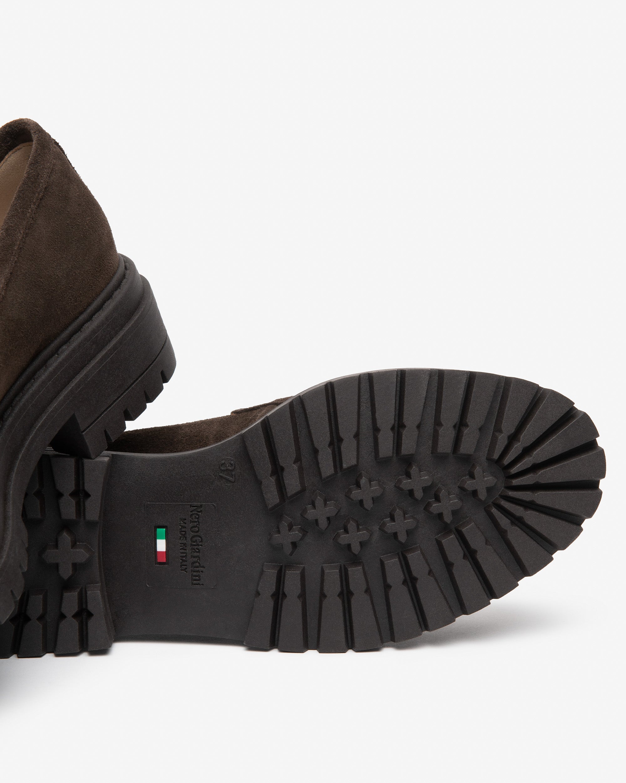 NeroGiardini Mocassins Femme Velours Ornement Talon 40 mm