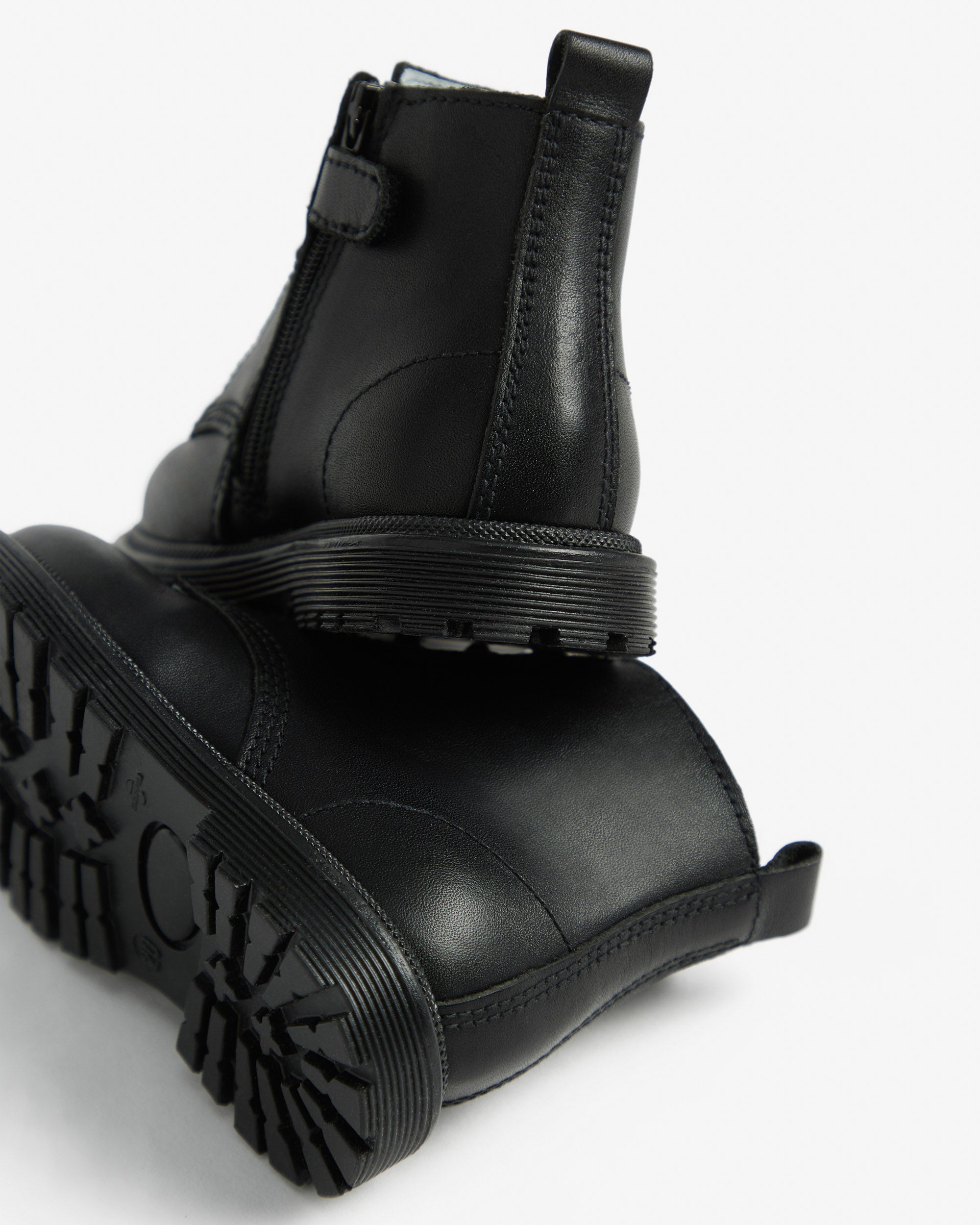 NeroGiardini Bottines Motardes Fille Cuir Lacets
