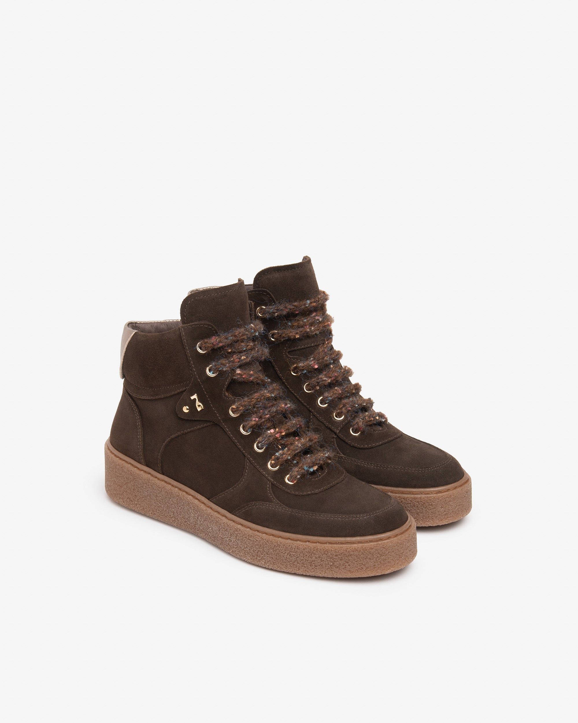 NeroGiardini Sneakers Femme Daim Montante 45mm 35-41