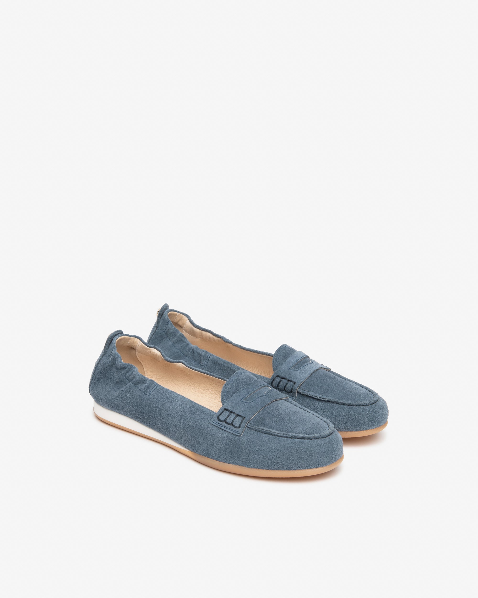 NeroGiardini Mocassins Femme Cuir Velours Bureau