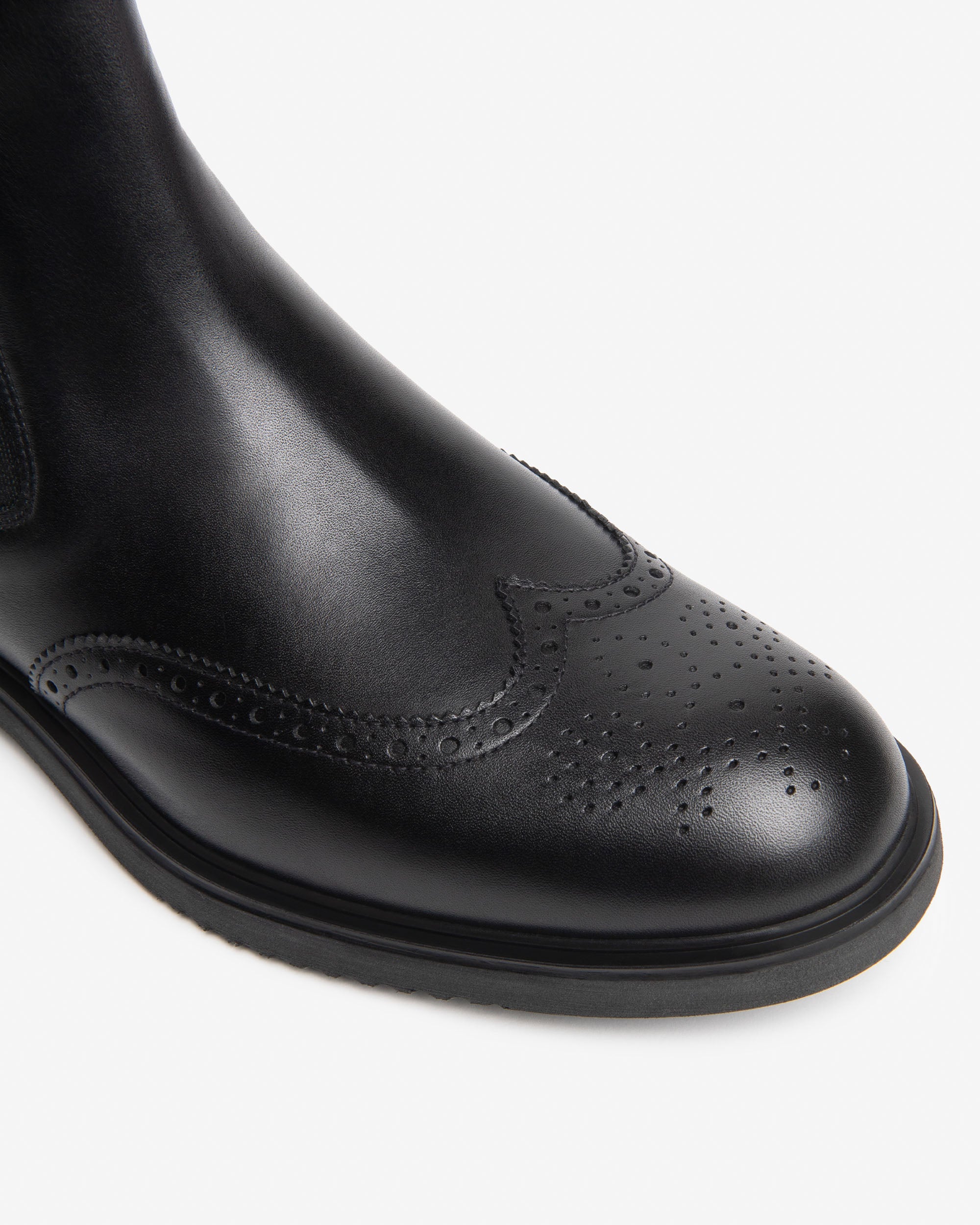 Nerogiardini Bottines Chelsea boots homme cuir brogue