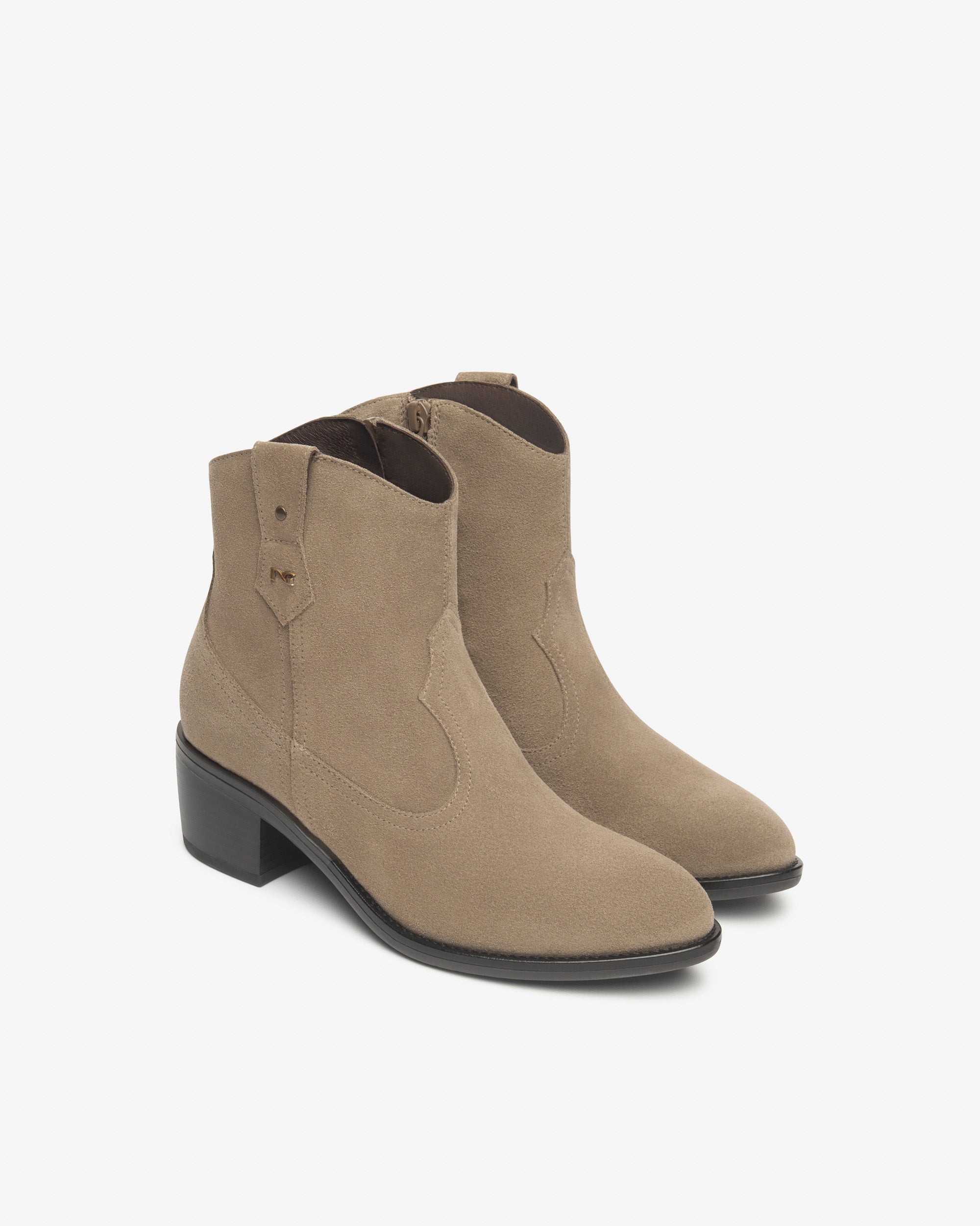 NeroGiardini Bottines Femme Daim Talon Western