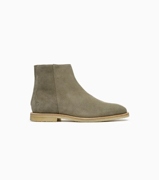 JAK Villa bottines suède truffle 43 zip unisexe