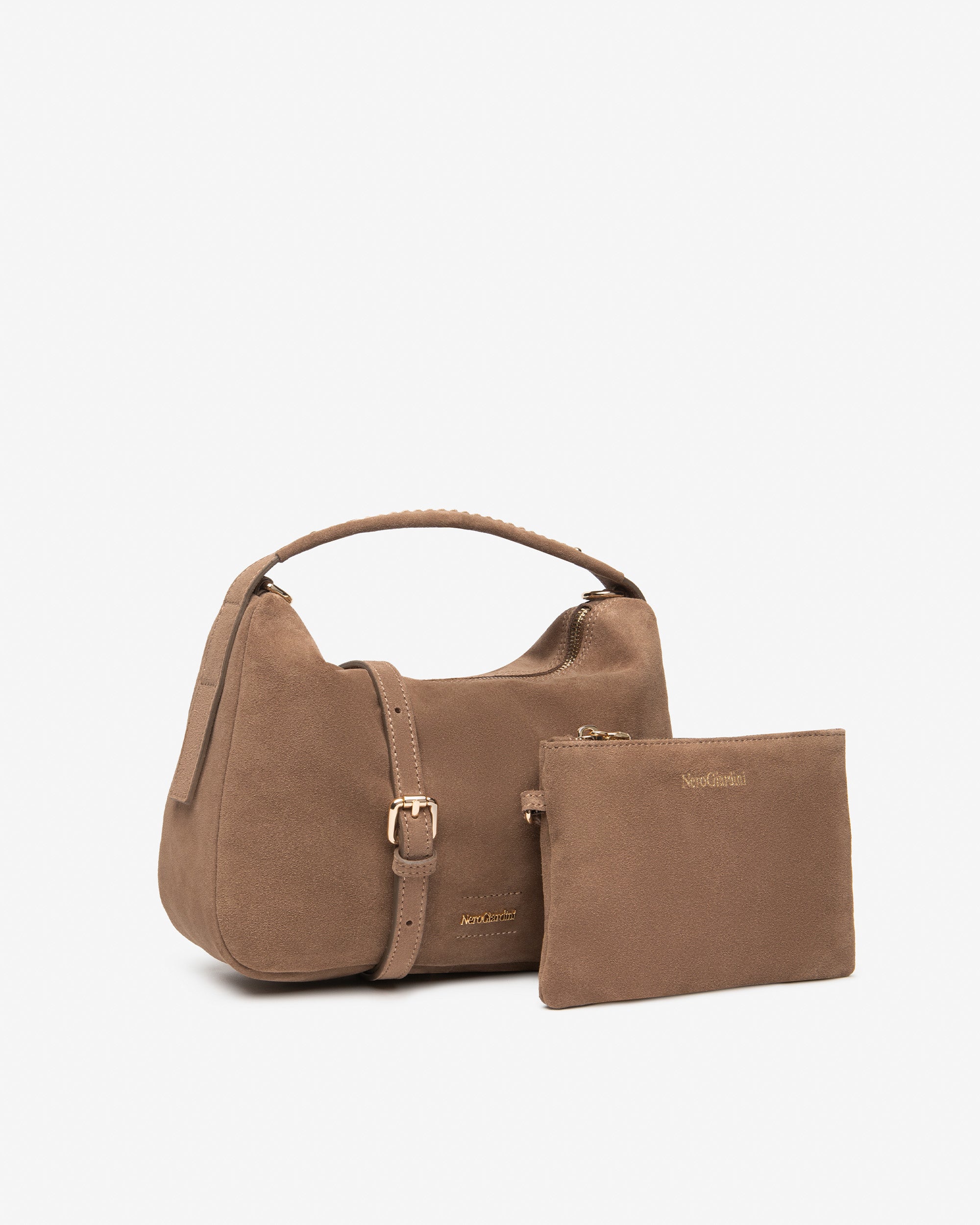 NeroGiardini Besace Femme Cuir Velours Hobo Taille PZ