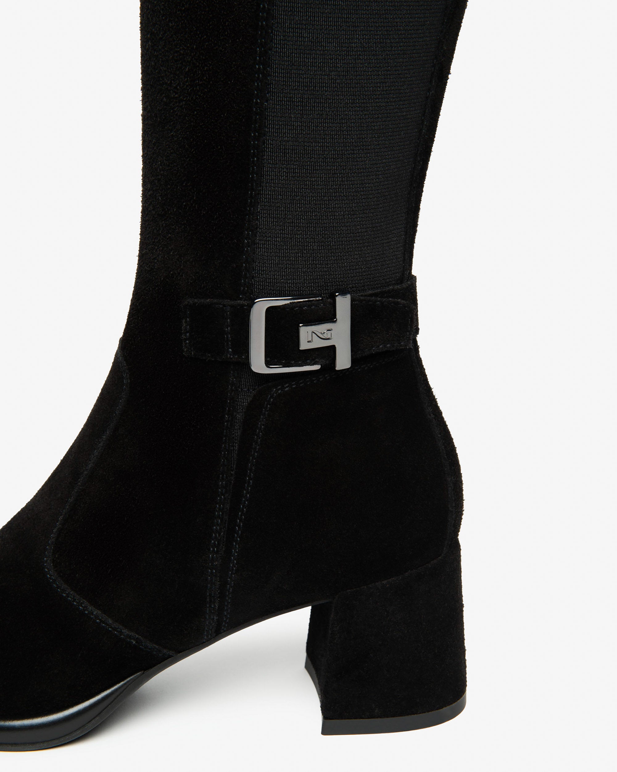 NeroGiardini Bottes Femme Velours Tissu Automne-Hiver
