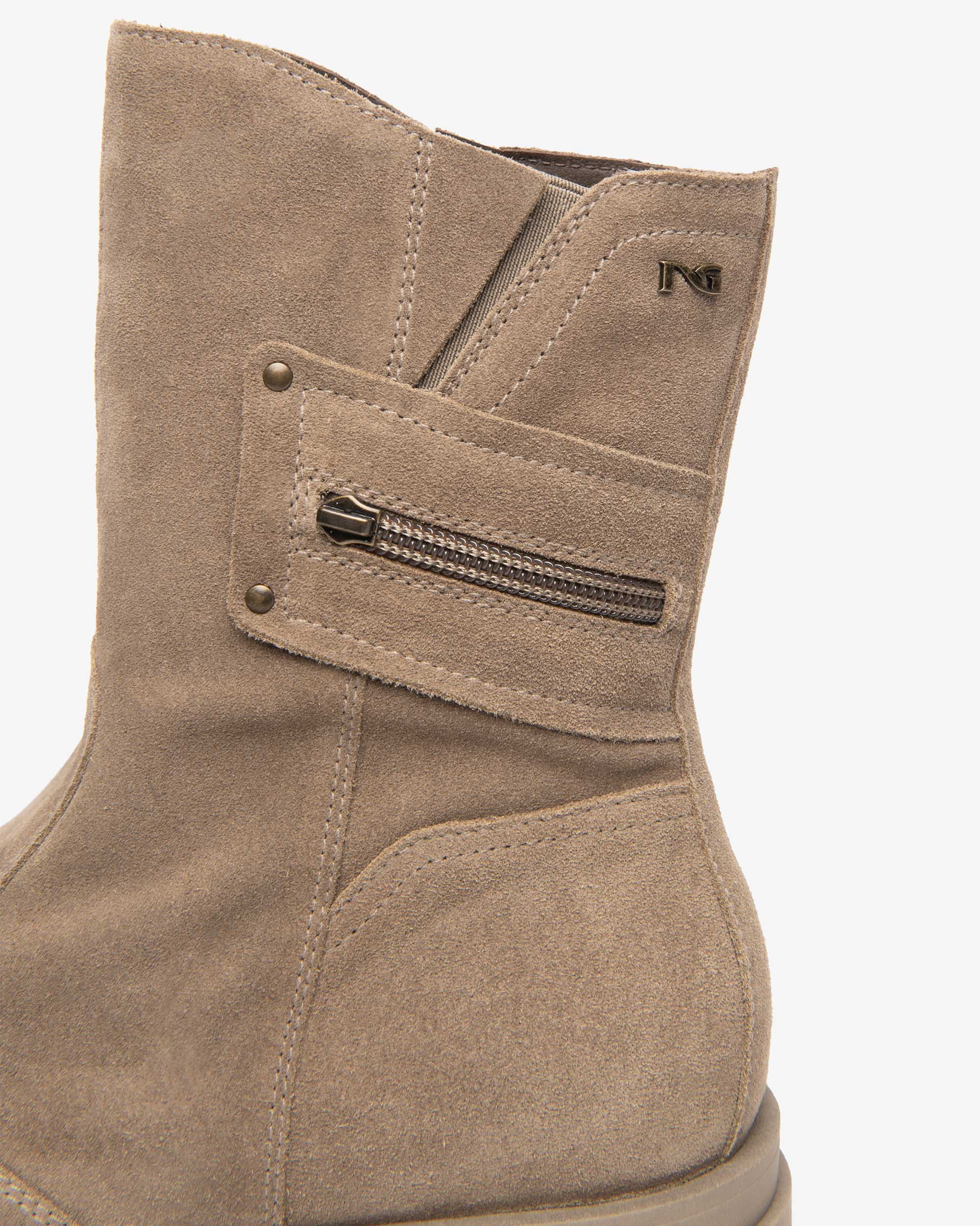 NeroGiardini Bottines Femme Daim Bottines Plateforme 55 mm