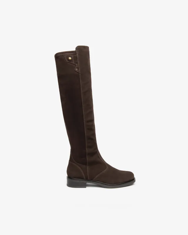 NeroGiardini Bottes Femme Daim Zip Talon 30 mm
