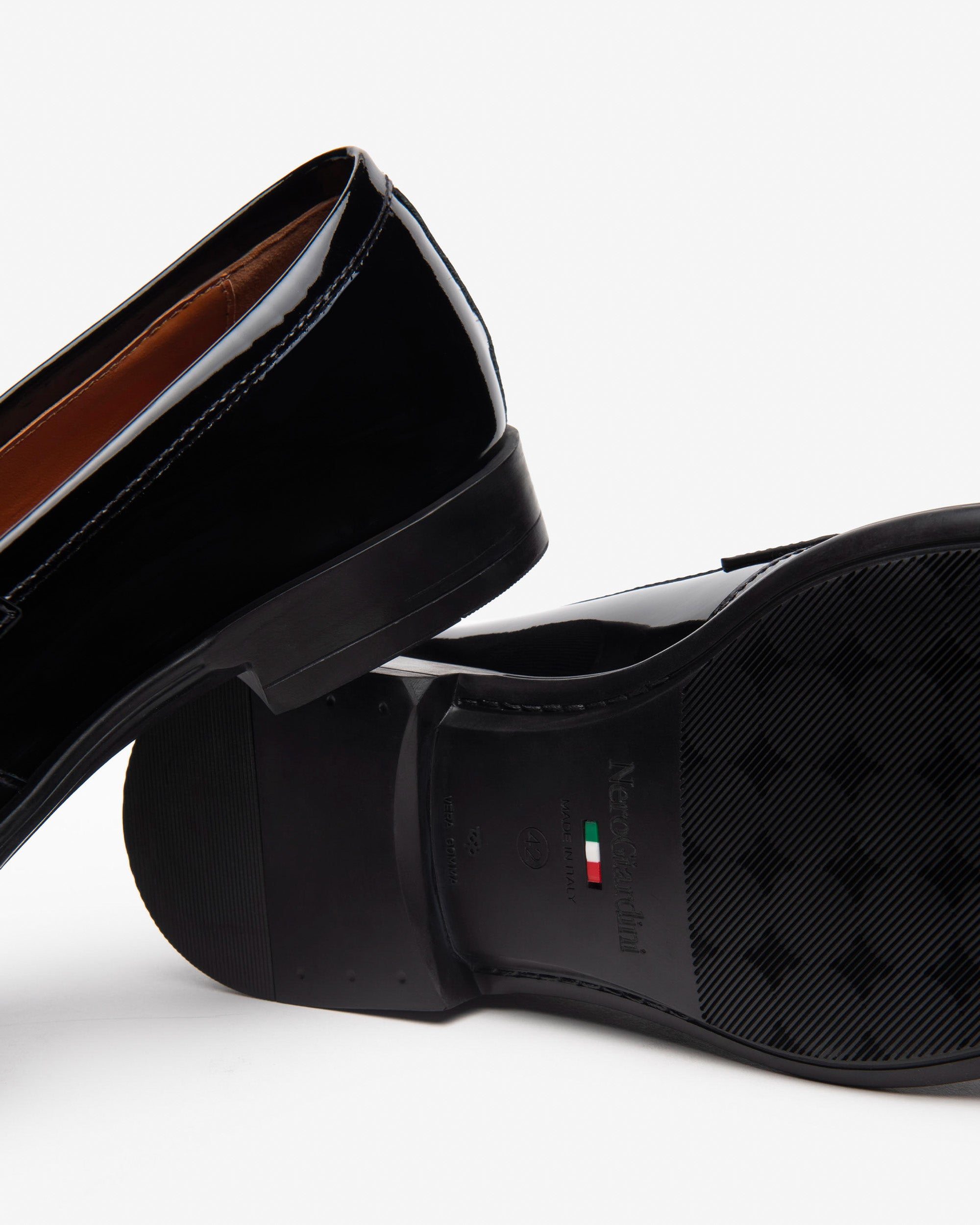 NeroGiardini Mocassins Vernis Homme Cuir Cérémonie