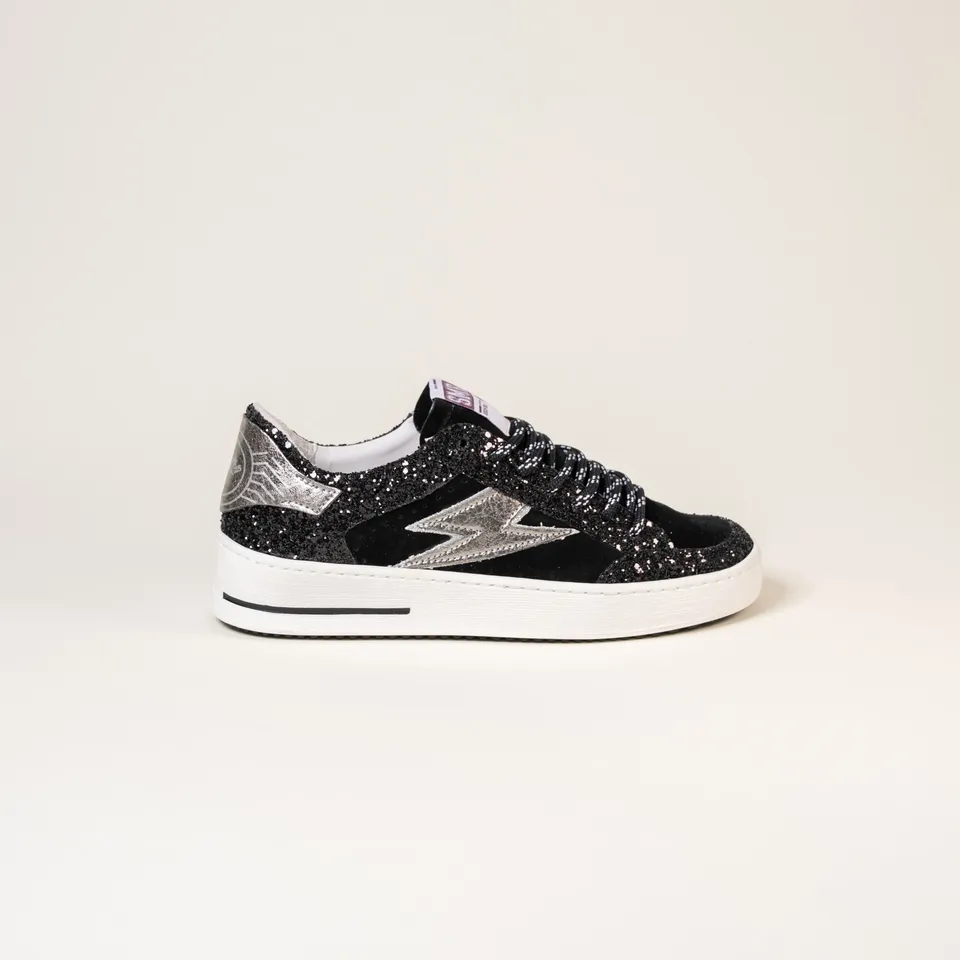 Semerdjian Noubar E476 baskets noir anthracite cuir