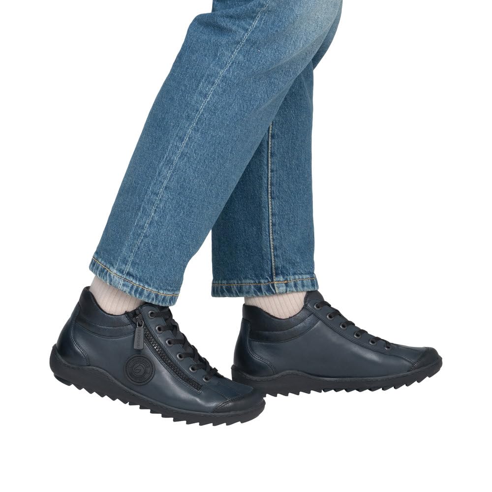 Remonte R1477 chaussures à lacets femme noir zip