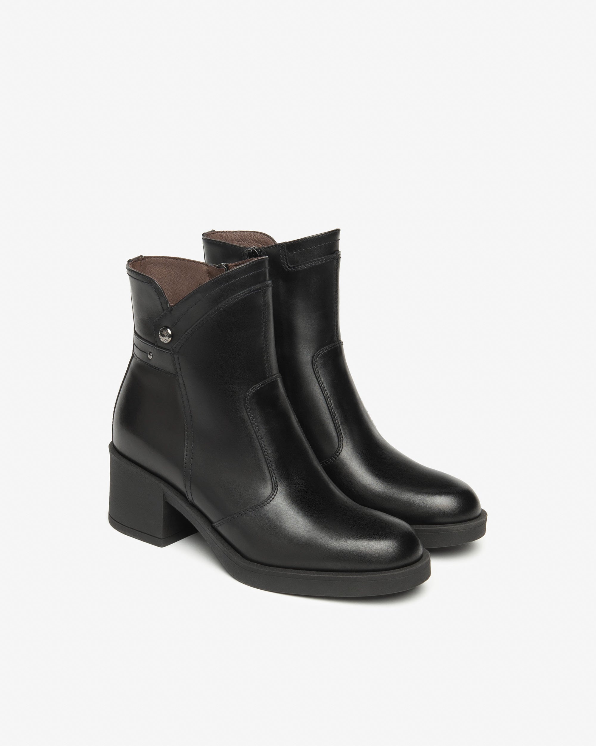 Nerogiardini Bottines Femme Cuir Automne Hiver Italie