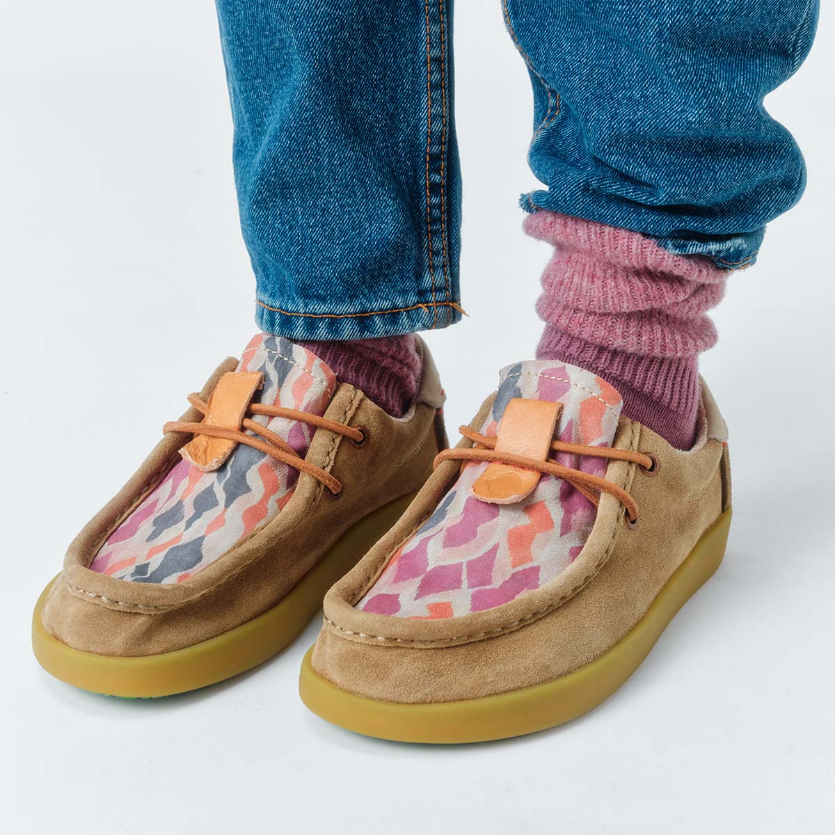Satorisan Kwahu Winter Fantasy mocassins Driftwood chaud