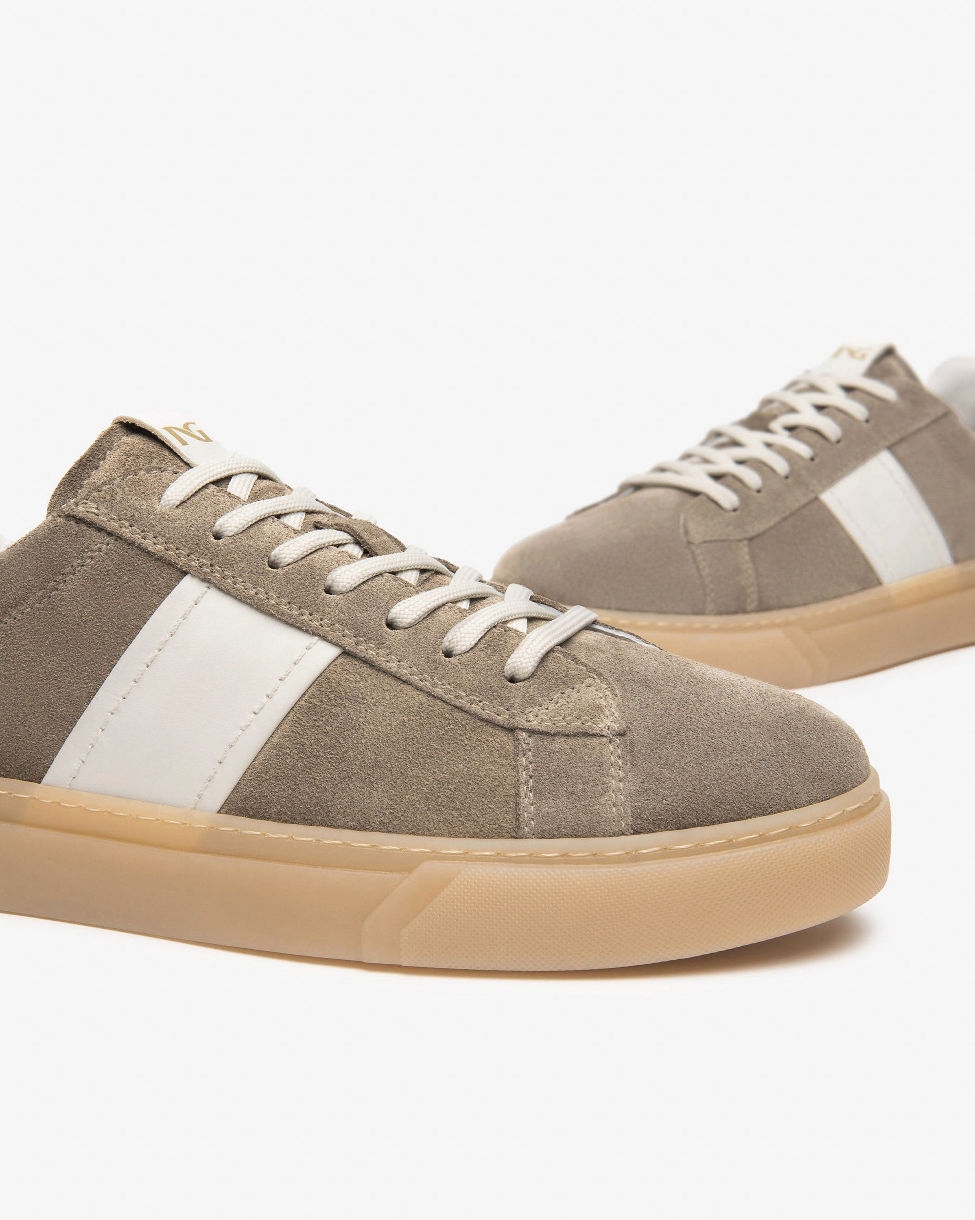 NeroGiardini Sneakers Homme Cuir Velours Baskets Confort