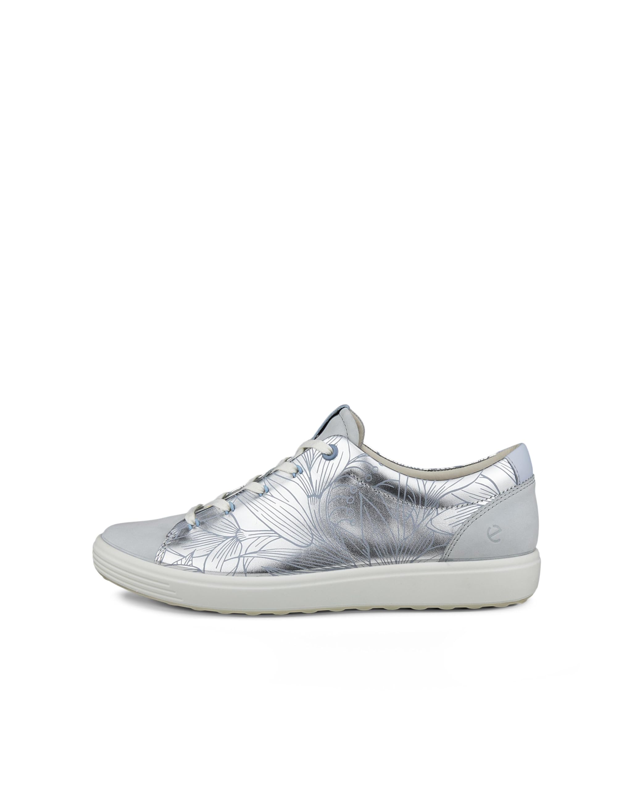 ECCO Soft 7 Bottines Femme Blanc Floral 39 EU Cuir