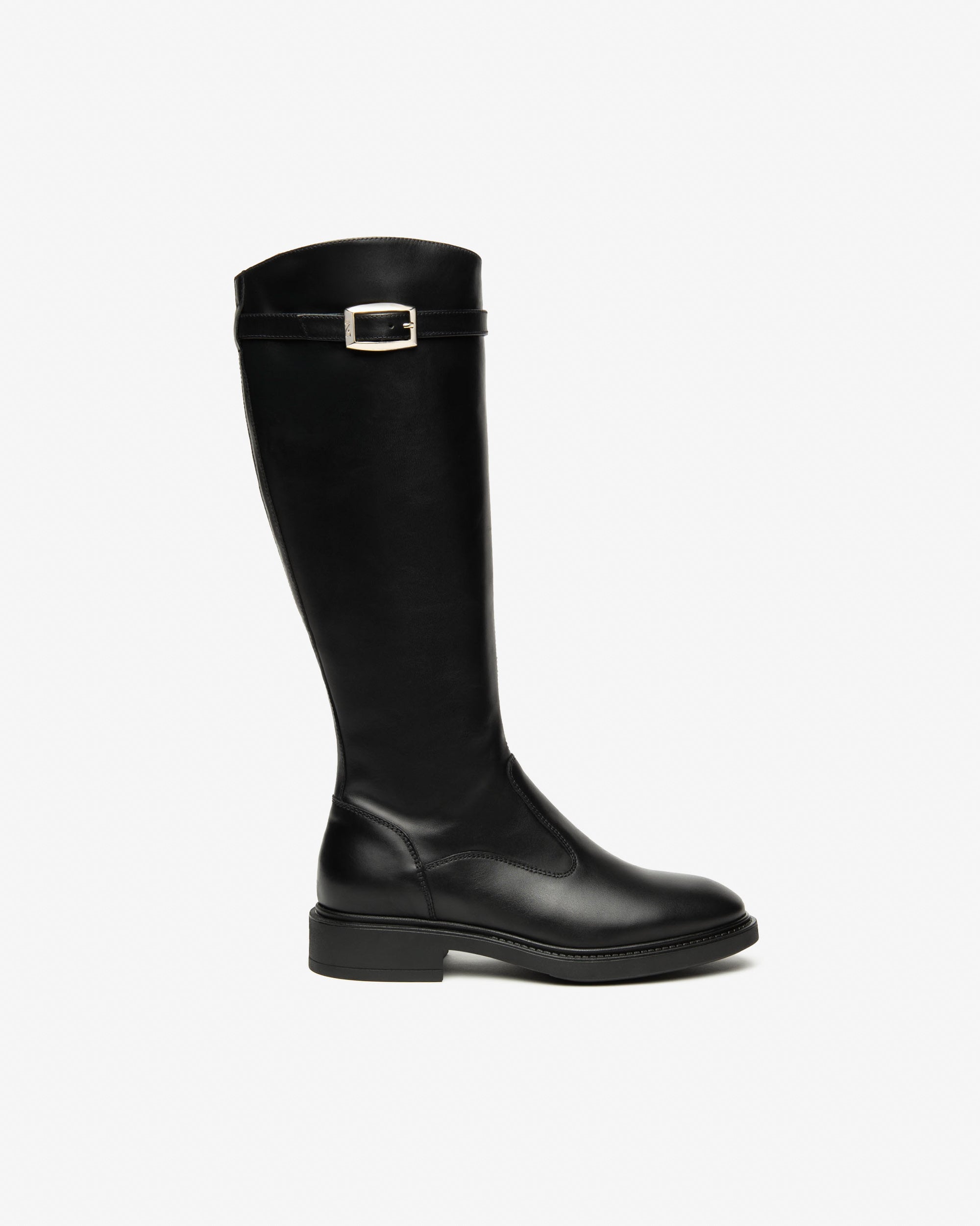 Nerogiardini Bottes Femme Cuir Hiver Made in Italy