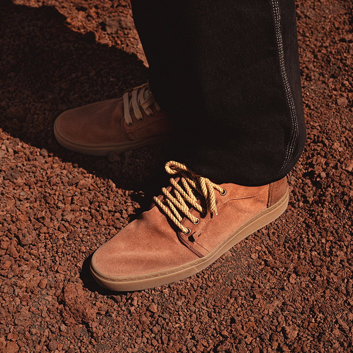 Satorisan Heisei Suede baskets Terracota Bronze daim